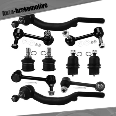 10x rótulas delanteras barra estabilizadora extremo de varilla de amarre para Buick Rainier 2004-2007 Foto 1 de 4