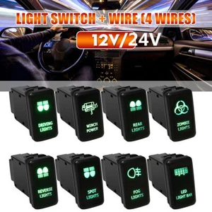 Per Toyota Cruiser Prado Hilux Landcruiser Interruttore a bilanciere Interruttore illuminato - Foto 1 di 7