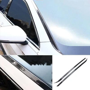 For Volkswagen Tiguan 2017-2021 Front Windshield Decor Cover Trim Carbon Fiber - Picture 1 of 5