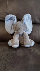 Peek-A-Boo Elefant Plüschtier, animiert und singt, blau/grau - TOP ZUSTAND - Bild 1 von 6