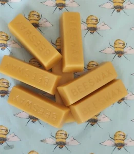 Pure Beeswax Blocks / Bars - Cosmetic Grade Beeswax - Naturally Fragrant Beeswax - Picture 1 of 5