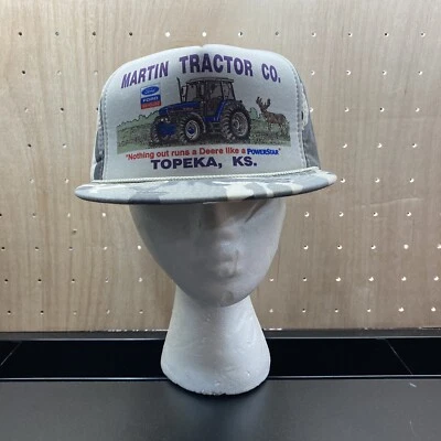 Martin Tractor Co Ropebill Camo Snapback Ford Powerstar Topeka Kansas - Imagem 1 de 4