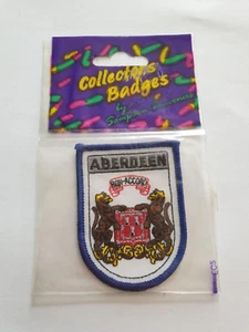 New-Original Packing- Badge/Patch - Aberdeen - Scotland - About 5 cm x 7 cm - Bild 1 von 2