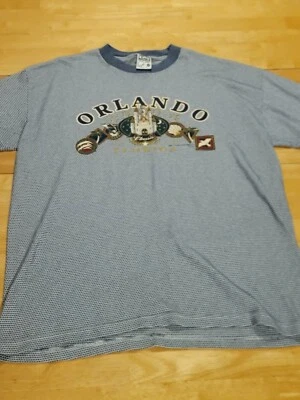 Vintage King Cotton Orlando Florida XXL 2XL Made USA Short Sleeve Shirt 80s 90s - Imagem 1 de 4