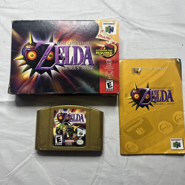 1.0 Ver ZELDA The Legend of Majora's Mask Memory Nintendo 64 2529 n6