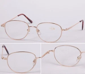 3 Paia Occhiali da Lettura Oro Solo 4,99€ Montatura Ottima Qualità Confezione Valore L53 - Foto 1 di 9