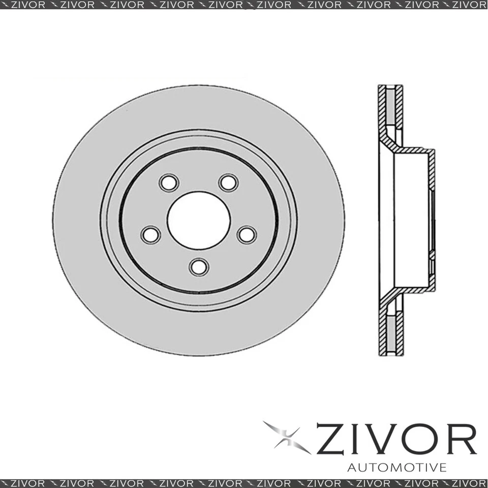 New PROTEX Rotor - Front For DODGE NITRO KA 4D SUV 4WD 2007 - 2012 #DR12733 - image 1 of 1