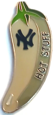 Yankee Pins NYY Pins UNIQUE RARE New York Yankees Pin Hot Stuff Fantasy MLB Pin - Image 1 of 2