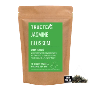 Jasmine Green Tea Pyramid Tea Bags (Plastic Free) - True Tea Co. - Picture 1 of 1