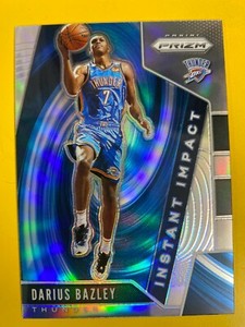 D56469  2019-20 Panini Prizm Instant Impact Prizms Silver #17 Darius Bazley 