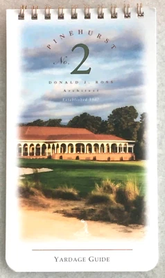 PINEHURST #2  NEW  OFFICIAL GOLF COURSE OFFICIAL YARDAGE GUIDE  U.S. OPEN    C10 - Image 1 of 3
