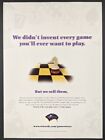 Wizards of the Coast Stores Print Ad Game Poster Art PROMO Original Chess Advert