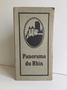 guide panorama des bords du RHIN carte relief couleurs accordéon - Imagen 1 de 7