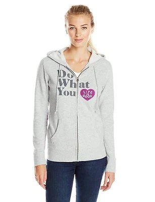 Life Is Good All Good Sudadera con Capucha con Cremallera, Gris Claro, Para Mujer Talla L, Nueva con Etiqueta ($78) Foto 1 de 2