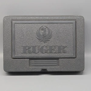 Ruger Revolver Pistol 357 Magnum Gun Hard Case Plastic Gray Model 05718 Empty - Picture 1 of 6
