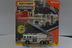 2024 Mattel Matchbox Working Rigs Pierce Quantum Aerial Ladder Truck # 71 - Picture 1 of 1