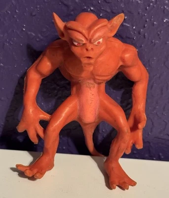 BLACKSTAR LARANJA ALIEN DEMON GOBLIN MONSTER FIGURA DE DESENHO ANIMADO VINTAGE GALOOB 1983 - Imagem 1 de 2