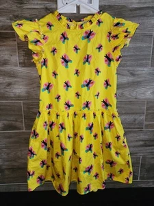 Stella McCartney Yellow Butterfly Dress Girls Size 12 - Picture 1 of 8