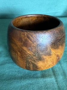 Vintage Hawaiian Milo Bowl - 3”1/4 X 3” H Small Calabash - Picture 1 of 6