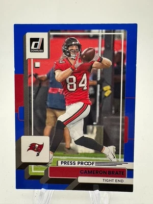 2022 Donruss Cameron Brate #254 Blue Press Proof - Image 1 of 2