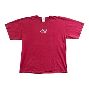 Graffiti Sketch Spellout Tee Ultra Cotton Heavyweight Skater Gildan Retro Red XL - Picture 1 of 11