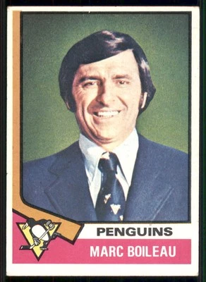 1974-75 Topps #49 Marc Boileau - Image 1 of 2
