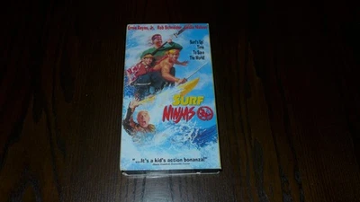 Surf Ninjas VHS Movie - Leslie Nielson Rob Schneider 1993 - Tested - Free Ship - Image 1 of 4
