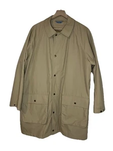 Towncraft Mens Tan Overcoat With Zip Out Lining Sz 42 Regular - Picture 1 of 13
