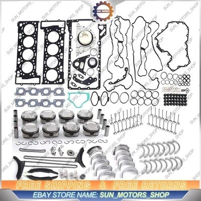 Комплект для капитального ремонта прокладок поршней двигателя для BMW 750i X5 X6 650i F06 F12 N63 4,0 л 4,4 - Изображение 1 из 4