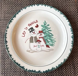 Atico Lascia che nevichi! Piatto natalizio in gres 10,25” 3426597 - Foto 1 di 1