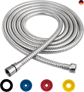 Edelstahl Brauseschlauch 3m, Duschschlauch Verdrehschutz Universal - Bild 1 von 8