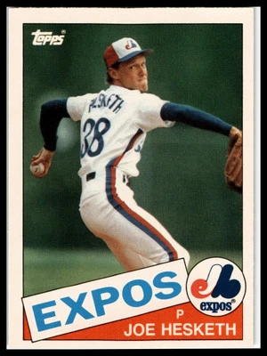 1985 Topps Traded #52T Joe Hesketh - Image 1 of 2