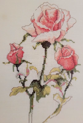 4 Flowers, Roses I, Hibiscus, Iris, Daffodils, from Watercolors by Janet Powers - Image 1 of 4