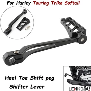 Heel Toe Gear Shift Lever Shifter Pegs For Harley Touring Road King Road Glide - Picture 1 of 7