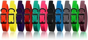 Collar de perro Dogline Biothane impermeable fuerte recubierto correas de nailon multi tamaño - Imagen 1 de 18