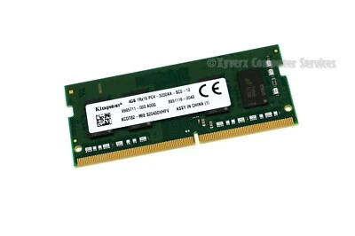 KCDT82-MIE GENUINE KINGSTON LAPTOP MEMORY 4GB 1RX16 PC4-3200AA-SC0-12 (CA65)  - Image 1 of 2