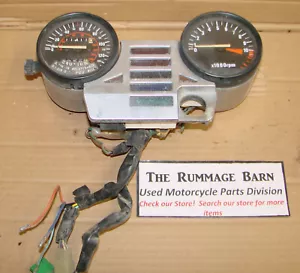 GAUGE SET speedo tach idiot lights DASH ---- AS IS ---------1983 HONDA CB550SC - Picture 1 of 4