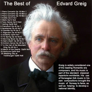 Best Of Edvard Greig PianoDisc, Yamaha Disklavier Clavinova Player Piano Solos - Picture 1 of 27