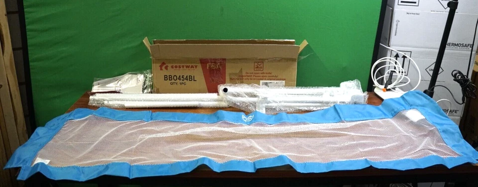 Protector de riel de cama Costway 59" azul BB0454BL para niños pequeños Foto 1 de 4