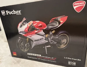 Kit de motocicleta Pocher Ducati 1299 Panigale S Anniversario Superbike 1/4 -- Nuevo - Imagen 1 de 7