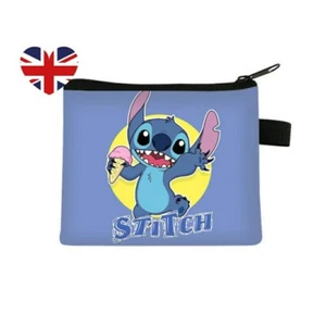 Disney Lilo & Stitch Zipped Coin Money Purse Wallet Bag And Zip Gift - Picture 1 of 1