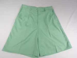  Monterey Club Damen Shorts Größe 6 Mintgrün Plissee Gummibund an den Seiten  - Bild 1 von 5