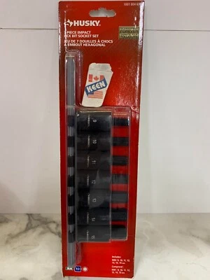 HUSKY CANADA 1/2 inch Drive Hex Bit Impact Socket Set MM (7-Piece) - Image 1 of 4