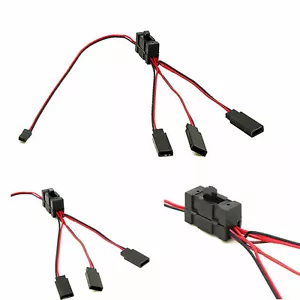 3-way LED Light On/off Controller Switch Y Cable Wire for 1/10 TRX4 SCX10 RC Car - Picture 1 of 7