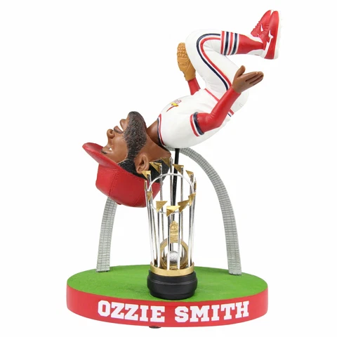 Ozzie Smith St. Louis Cardinals Flip Arch 1982 World Series Bobblehead MLB Cover