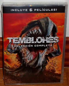 TEMBLORES 1-6 COLECCION COMPLETA 6 DVD NUEVO PRECINTADO TERROR (SIN ABRIR) R2