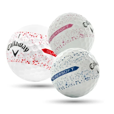 Callaway SUPERSOFT SPLATTER 360 MIX Golf Balls, Good Quality, Highly Visible - Image 1 of 4