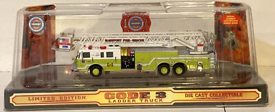 Code 3 Collectibles #12911 Massport Fire-Rescue L-1 Pierce Platform Ladder NIB - Image 1 of 4