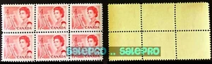 CANADA 1967 QUEEN CENTENNIAL MINT FV FACE 24 CENT CARMINE MNH STAMP PANEL BLOCK - Picture 1 of 2