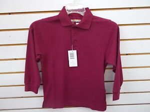Toddler & Boys Universal Assorted Long Sleeved Polo Shirts Sz 2T - 16